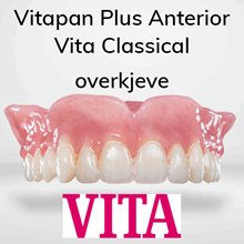 Vitapan Plus Anterior protesetenner 6 stk Vita classical OK