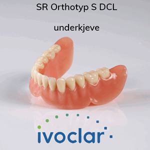 SR Orthotyp S DCL protesetenner 8 stk UK