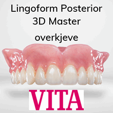 Lingoform Posterior protesetenner 8 stk 3D Master OK