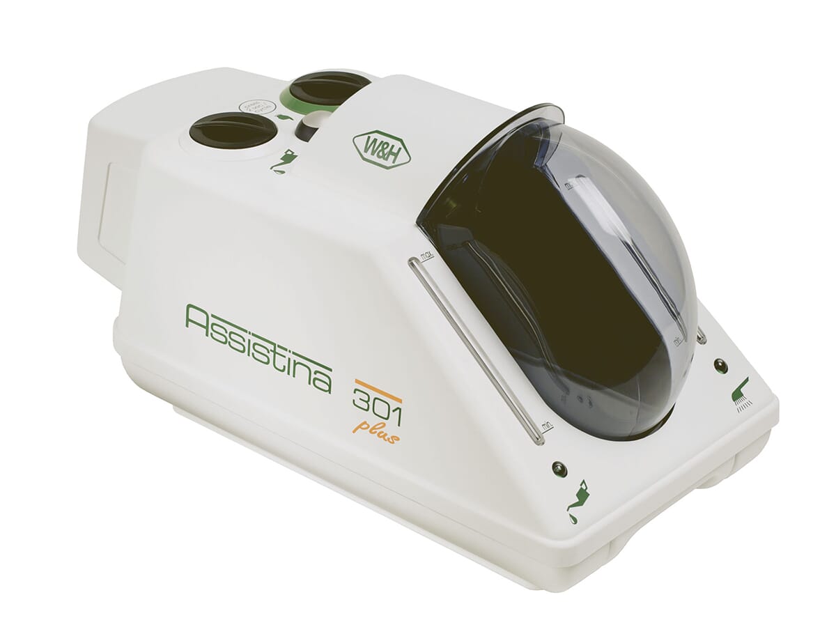 Assistina 301 Plus rense og smøremaskin DENTALSPAR AS